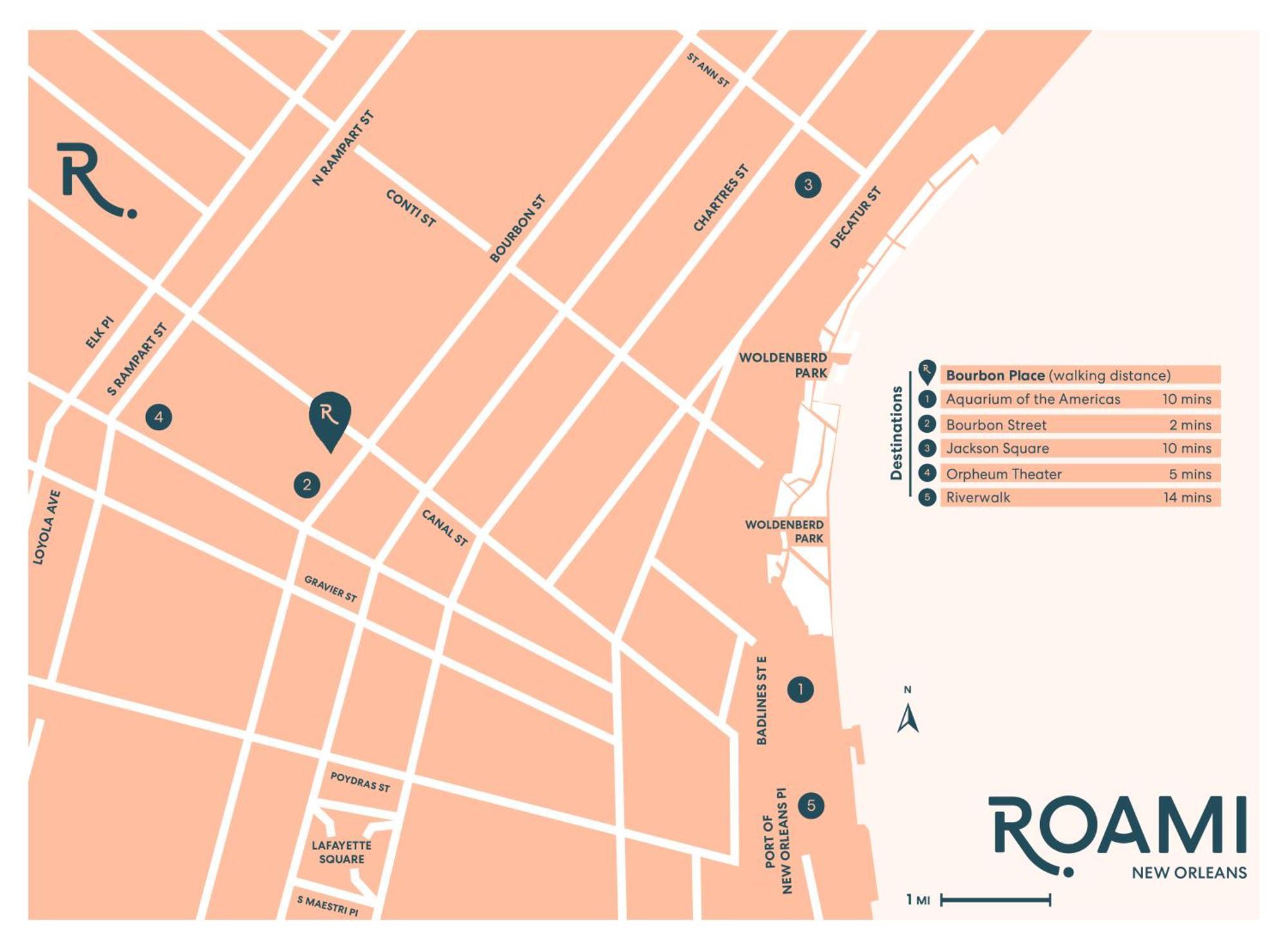 Roami At Bourbon Place New Orleans Exterior photo